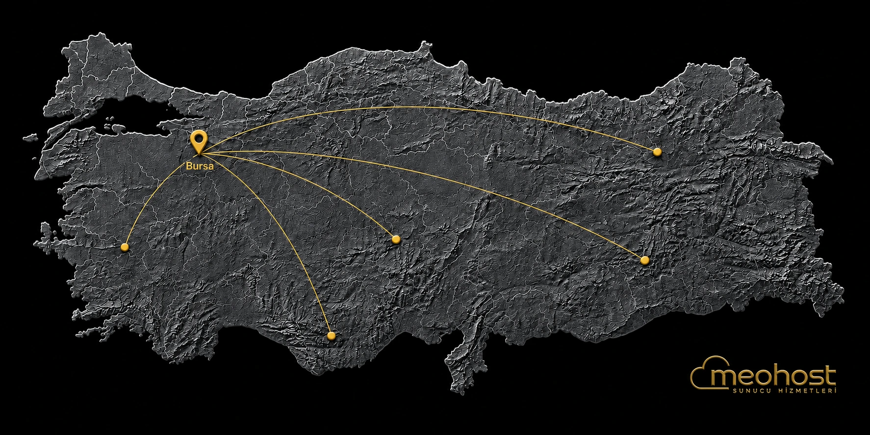 Bursa merkezli Türkiye hizmet ağı